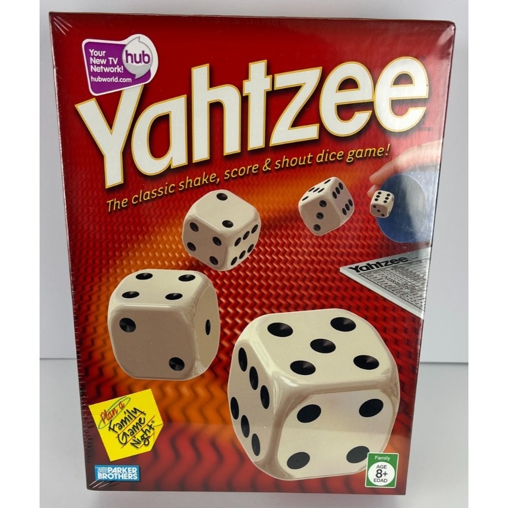 Yahtzee Dice Game by Parker Brothers -  2005 New & Sealed Made in USA